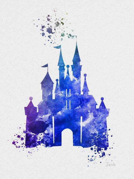 Disneyland Castle Logo - Walt Disney Logo | Projects | Pinterest | Disney art, Art and ...