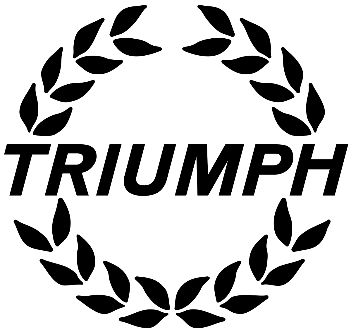 70s Car Logo - Triumph Motor Company