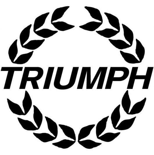 Triumph Automotive Logo - Pin by Patrick V on M/C Stickers | Triumph logo, Cars, Triumph spitfire