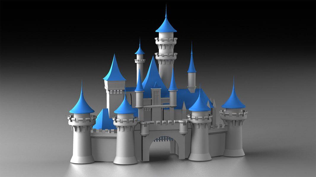 Cinderella Castle Logo - 3ds disney cinderella castle logo