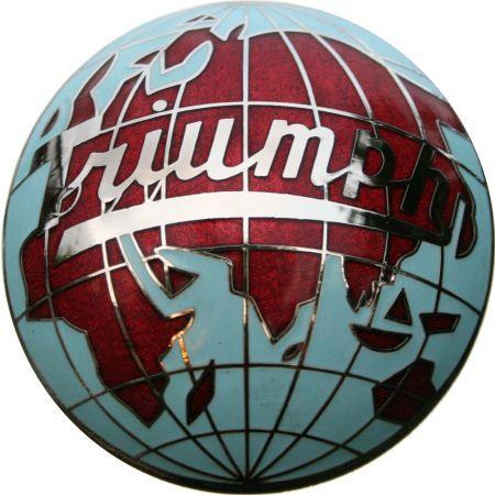 Triumph Automotive Logo - Triumph-Globe - Triumph Roadster Spares
