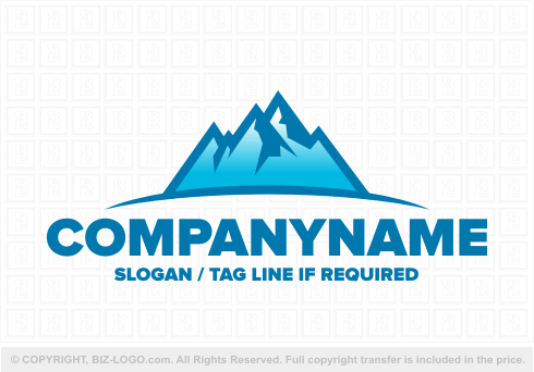 Snow Mountain Logo - Blue Mountains Logo