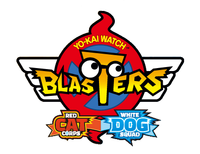 Red and White Dog Logo - Yo Kai Watch Blasters. Yo Kai Watch
