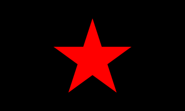 Red and Black Star Logo - Anarchism