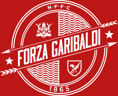 Hex and White Logo - Forza-Garibaldi-Logo-white-on-red-400 - HeX Productions