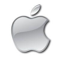 Small Apple Logo - Silver Apple Logo Small