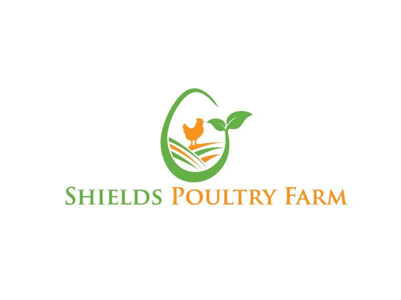 French Food Company Logo - Upmarket, Bold, Food Store Logo Design for Shields Poultry Farm