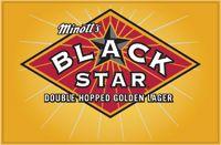 Red and Black Star Logo - Black Star Beer