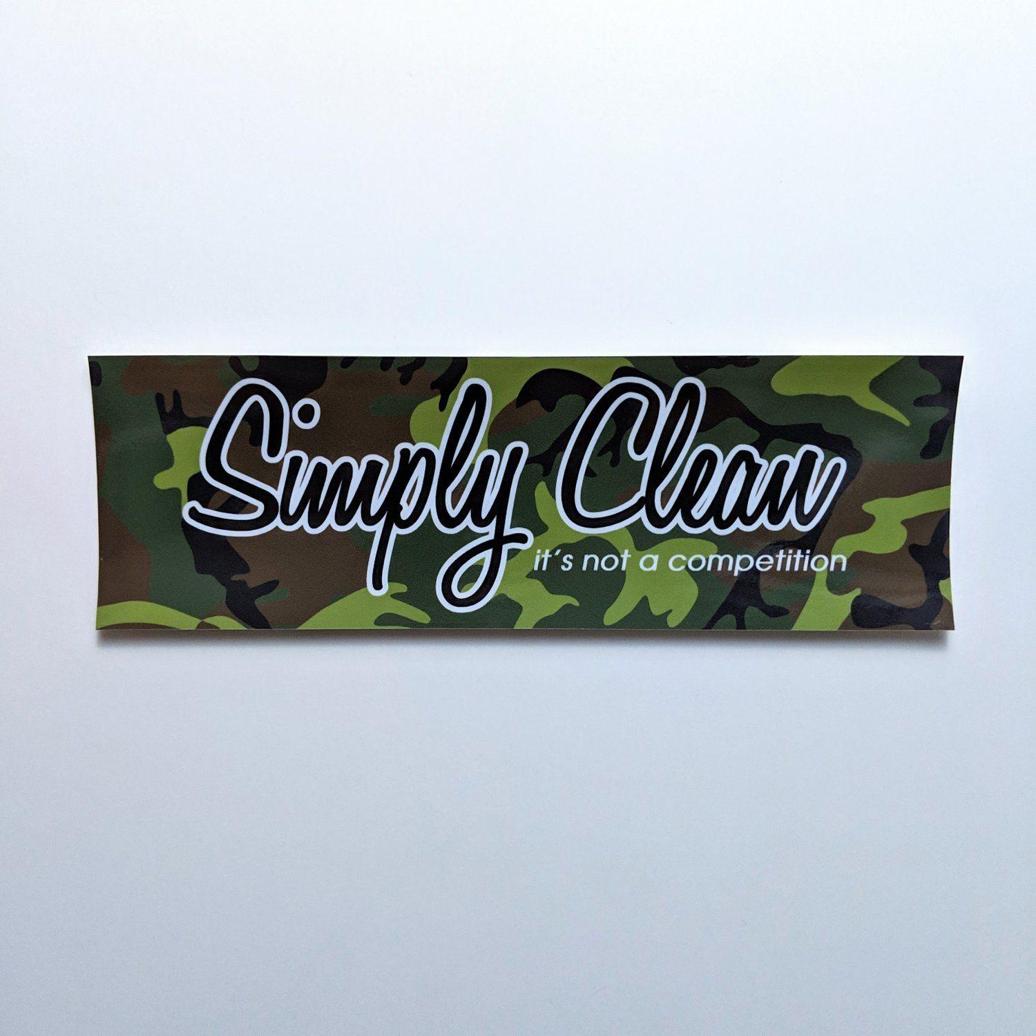 Clean Box Logo - Simply Clean Box Logo Sticker... Camo | Simply Clean