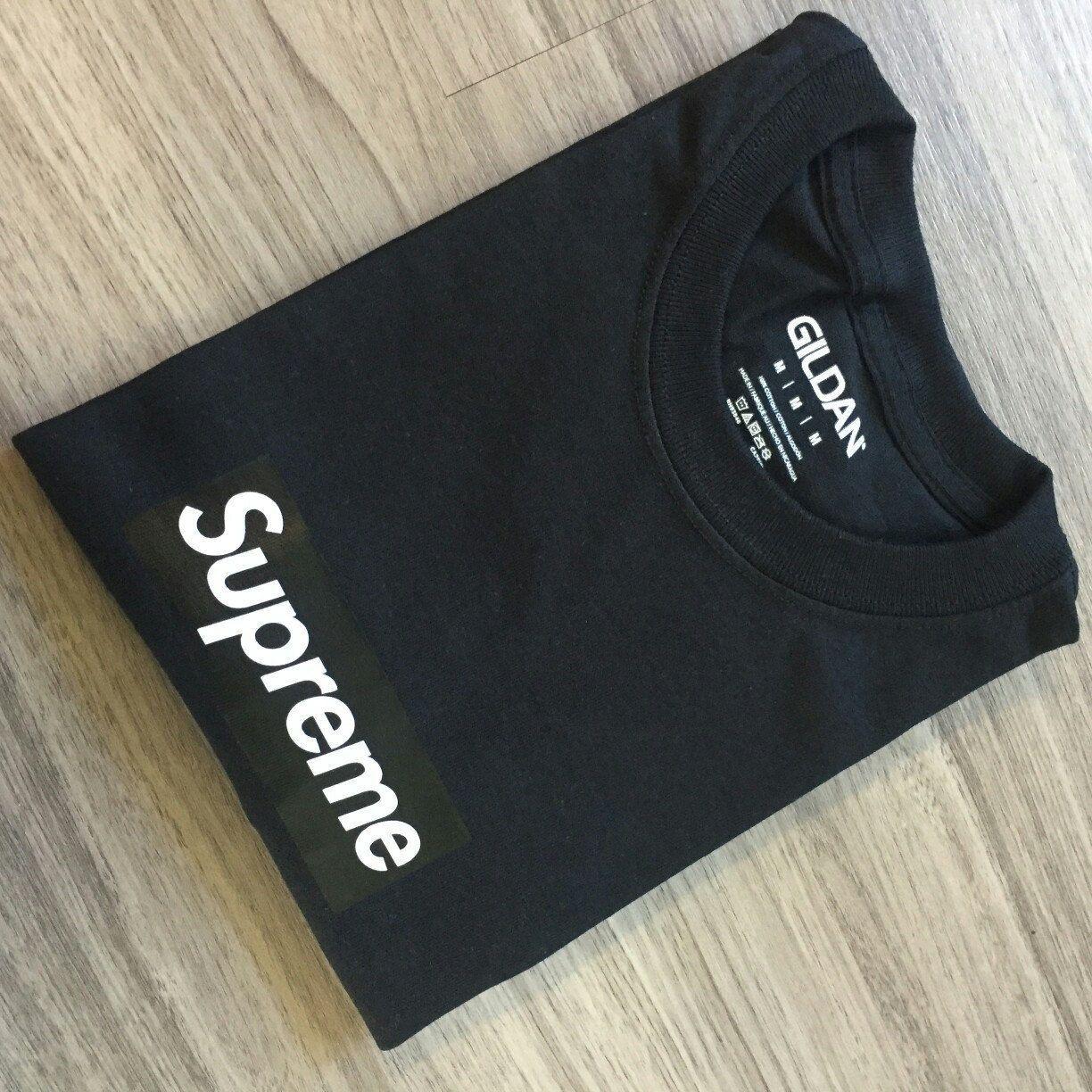 Clean Box Logo - Black on Black Supreme Box Logo tee looking clean! #supreme