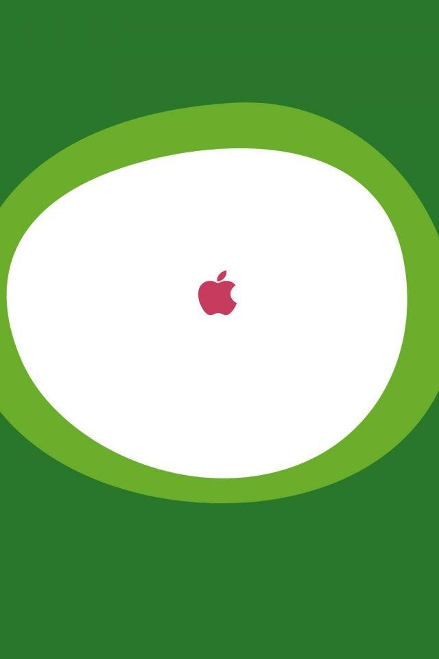 Small Apple Logo - 640x960 Small Apple logo Iphone 4 wallpaper