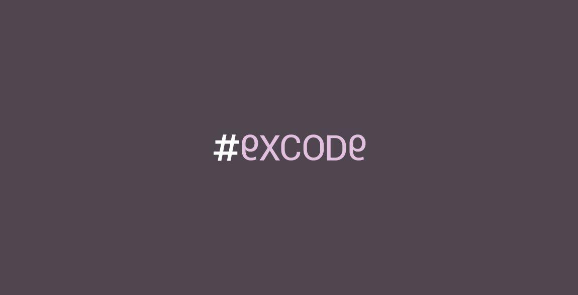 Hex and White Logo - Hex Code Wordmark / Verbicons
