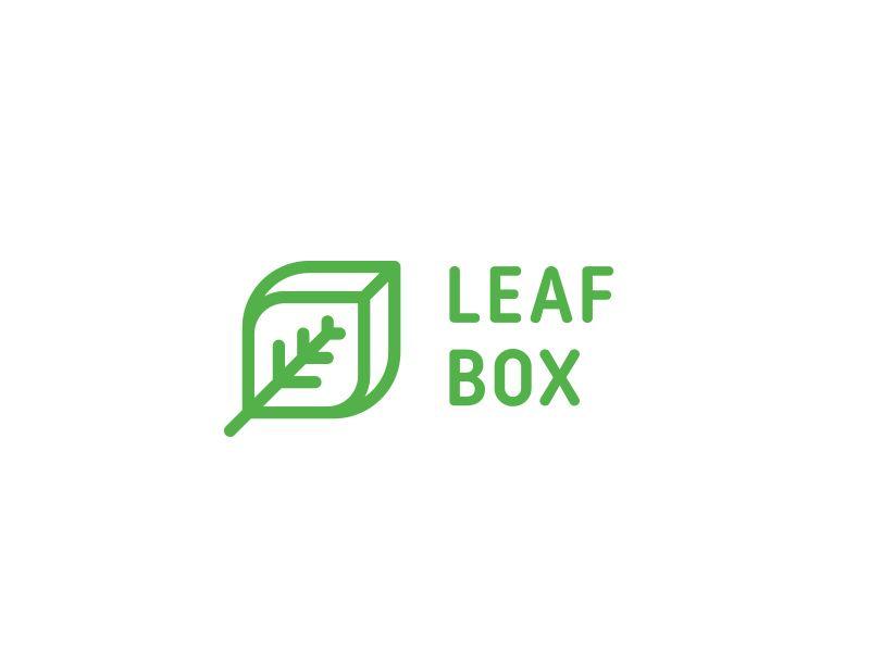 Clean Box Logo - Leaf Box Logo 30