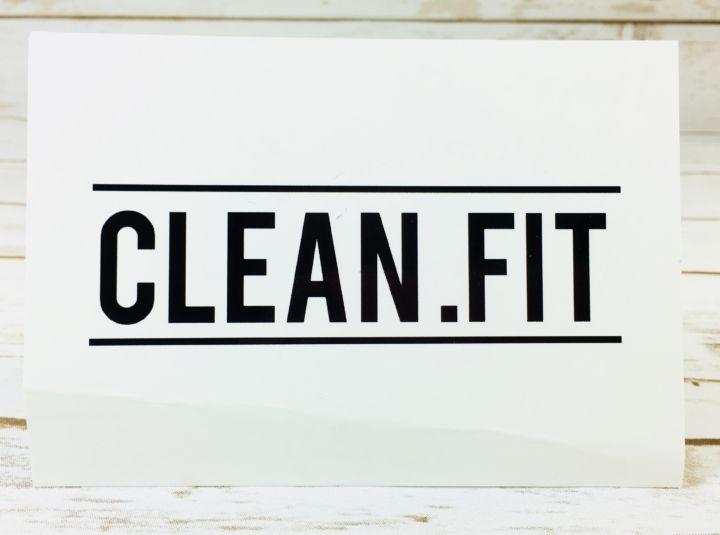 Clean Box Logo - clean.fit September 2017 Subscription Box Review + Coupon!