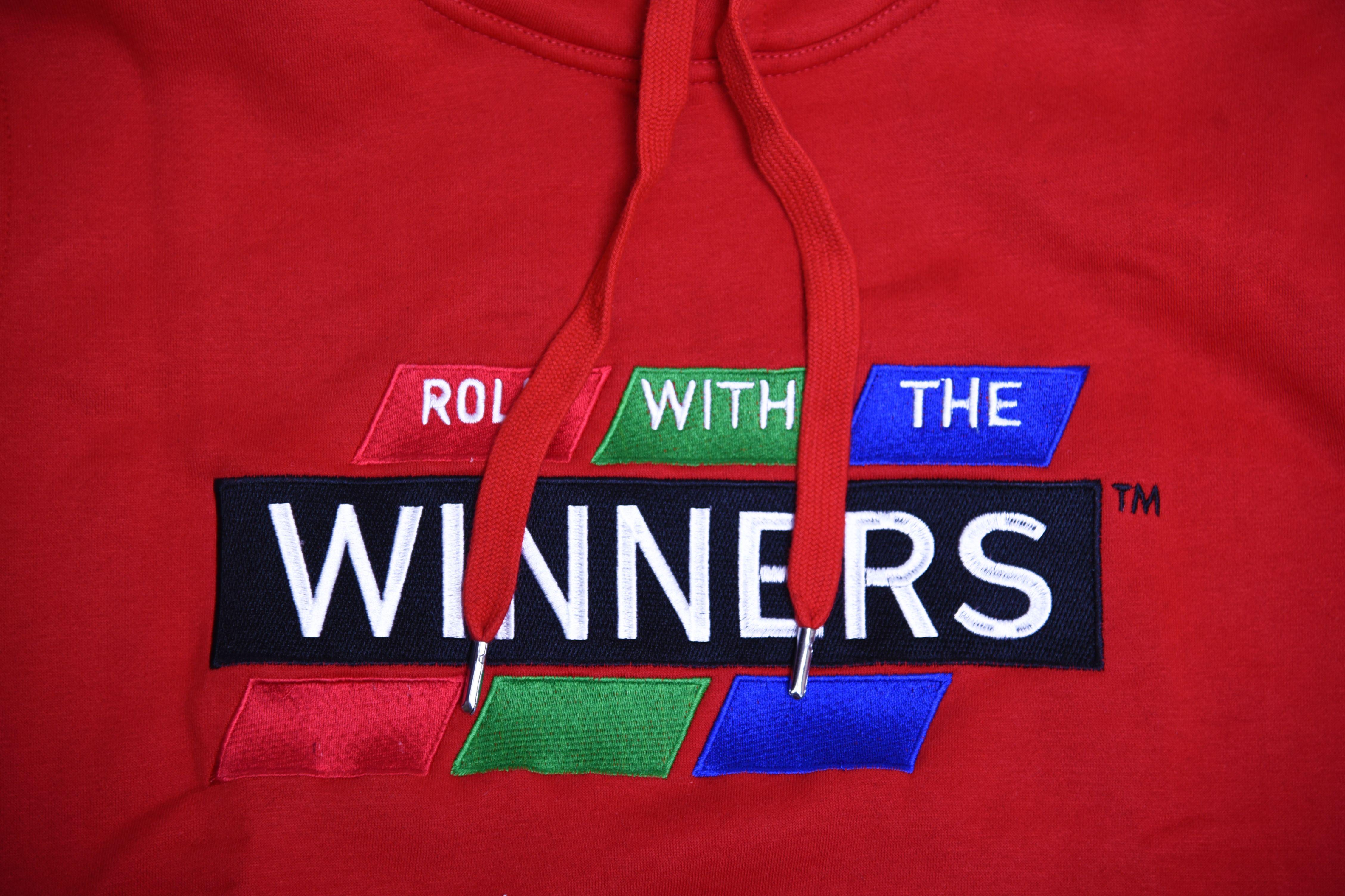 Clean Box Logo - RWTW – BOX LOGO Hoodie (Red) | Roll With The Winners