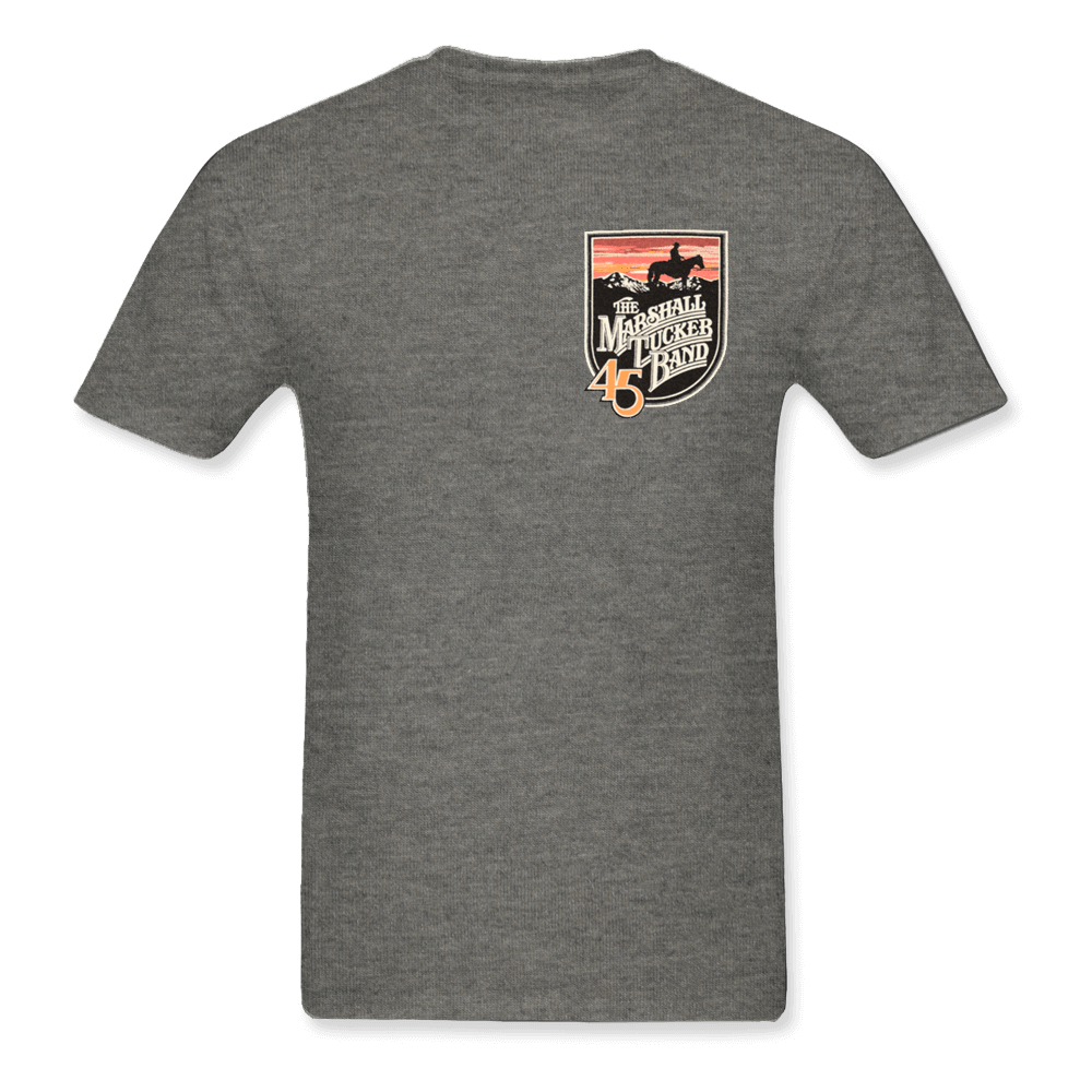 Gray Shield Logo - Gray Shirt with Shield Logo. The Marshall Tucker Band