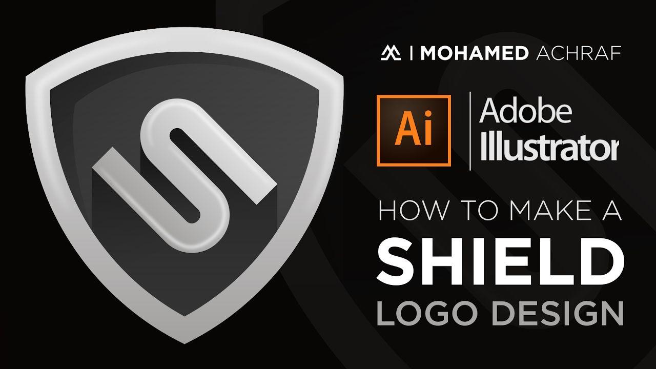 Gray Shield Logo - Illustrator Tutorial : How To Make A Shield Logo Design