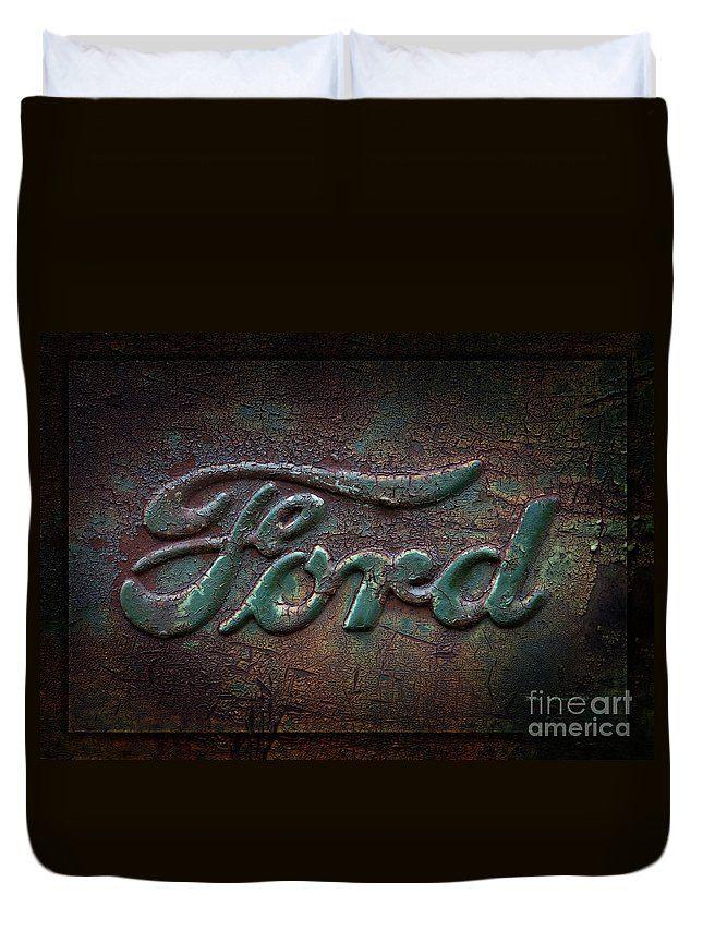 Old Ford Logo - Old Ford Logo Duvet Covers | Fine Art America