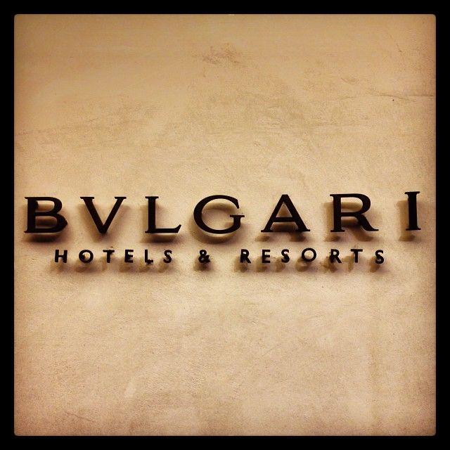 Bvlgari Hotels and Resorts Logo - Bulgari Hotels & Resorts Milano. S i g n a g e