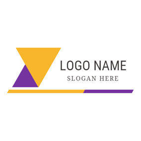 Purple and Organge Company Logo - Free Science & Technology Logo Designs. DesignEvo Logo Maker