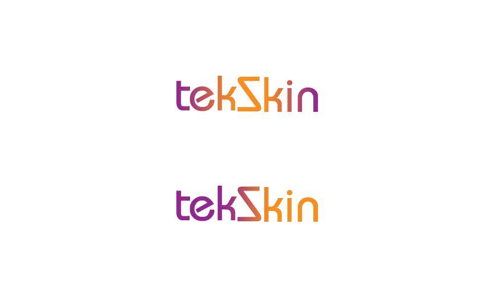 Purple and Organge Company Logo - Bold, Modern, It Company Logo Design for TekSkin by leecomeda ...