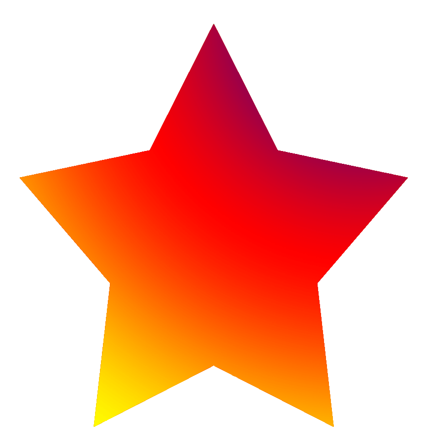 Red Orange Star Logo - Star Clipart