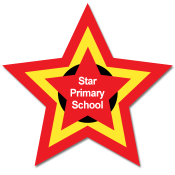 Red Orange Star Logo - Star Primary School