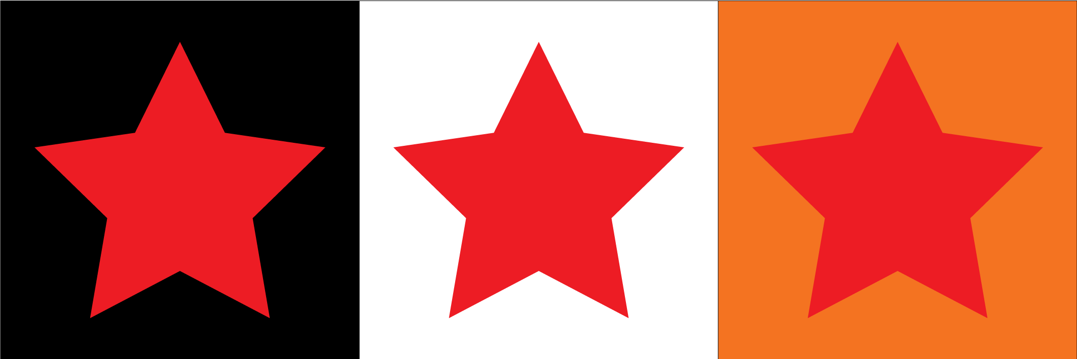 Red Orange Star Logo - The Importance of Color in Advertising and Design | Advertising Vehicles