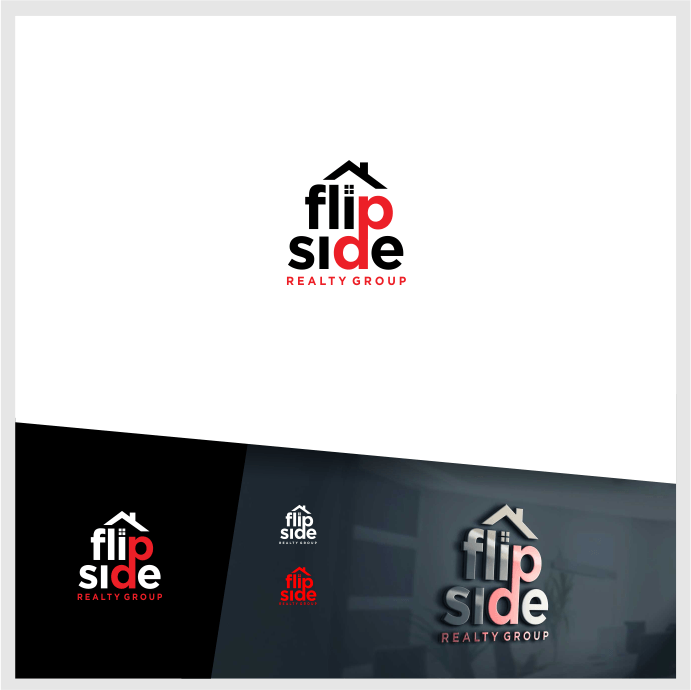 Really Cool Company Logo - Modern, Professional, Real Estate Logo Design for Flipside Realty ...