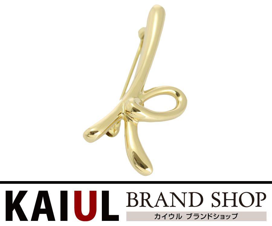 K Store with Yellow Logo - KAIUL Rakuten Market store: Tiffany alphabet K broach YG yellow gold ...