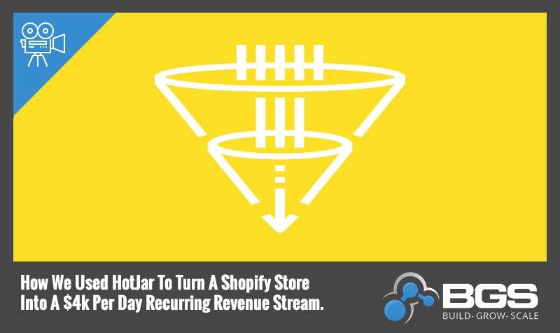 K Store with Yellow Logo - How We Used HotJar To Turn A Shopify Store Into A $4k Per Day
