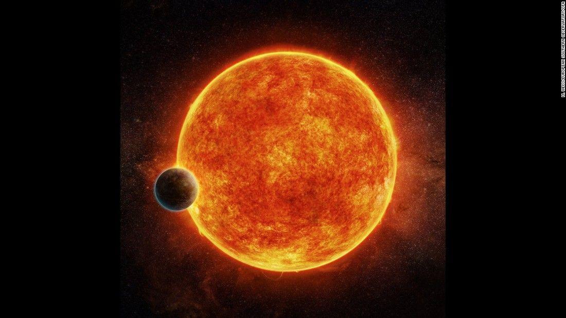 Red Orange Star Logo - Astronomers discover 7 Earth-sized planets orbiting nearby star - CNN