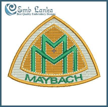 Maybach Car Logo - Maybach Car Logo Embroidery Design | Emblanka.com