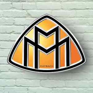 Maybach Car Logo - MAYBACH BADGE LOGO 2FT GARAGE SIGN PLAQUE CAR SUPERCAR 57 62 GUARD ...