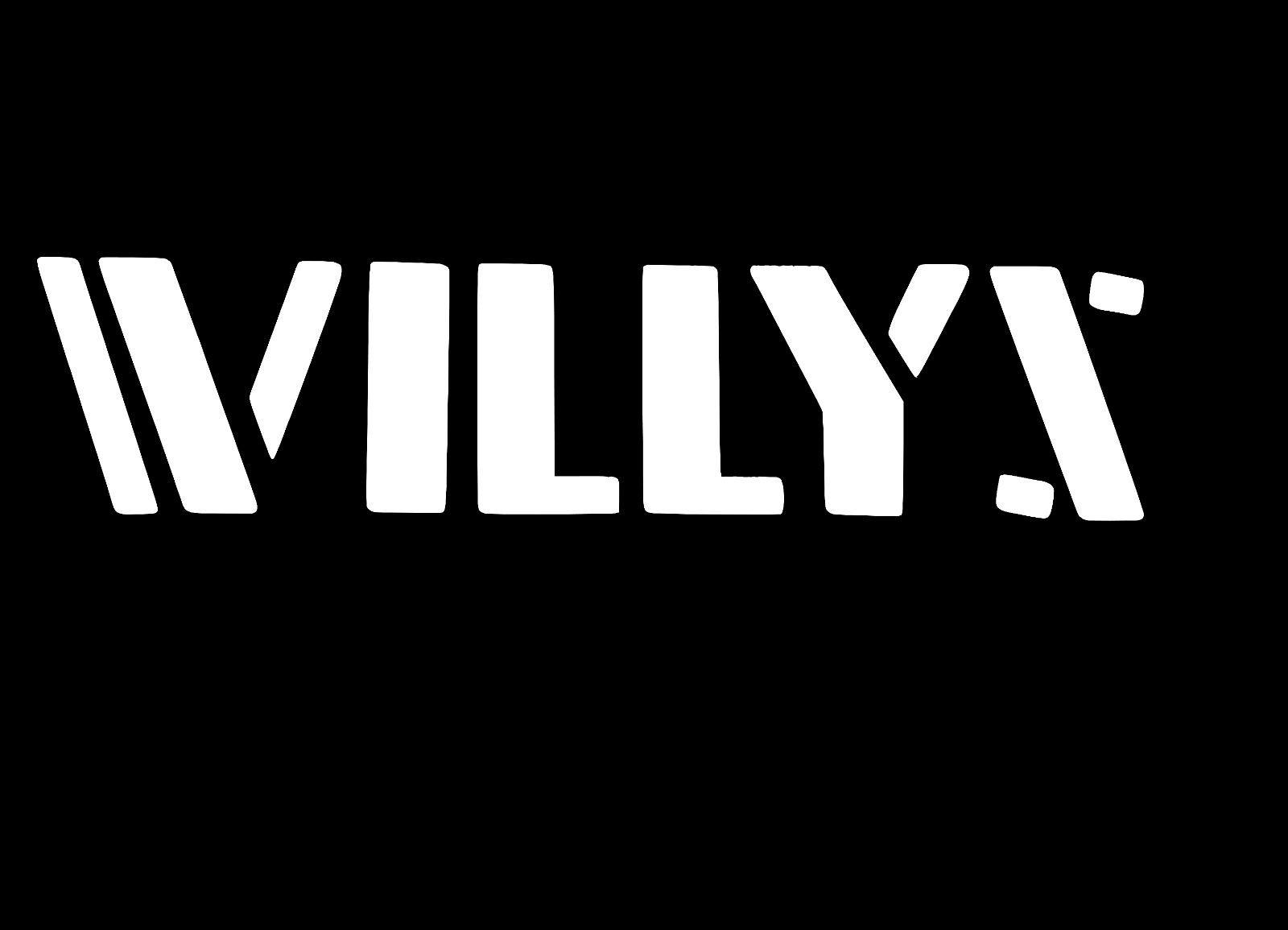 Willys Jeep Logo - Jeep WILLYS Decal