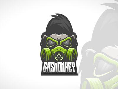 Monkey Logo - Monkey Mascot Logo For Sale Readymade Monkey eSports Logo by Lobotz ...