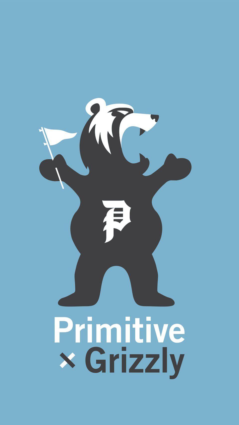 Big Grizzly Skate Logo - Wallpapers - Primitive Skateboarding