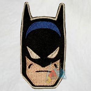 Robin Face Logo - Batman Face Embroidered Patch Animated Series Robin Joker Penguin ...
