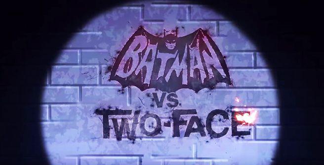 Robin Face Logo - West and Shatner star in the new Batman vs. Two-Face animated film ...