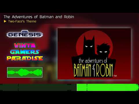 Robin Face Logo - Two-Face's Theme - The Adventures of Batman and Robin | Genesis ...