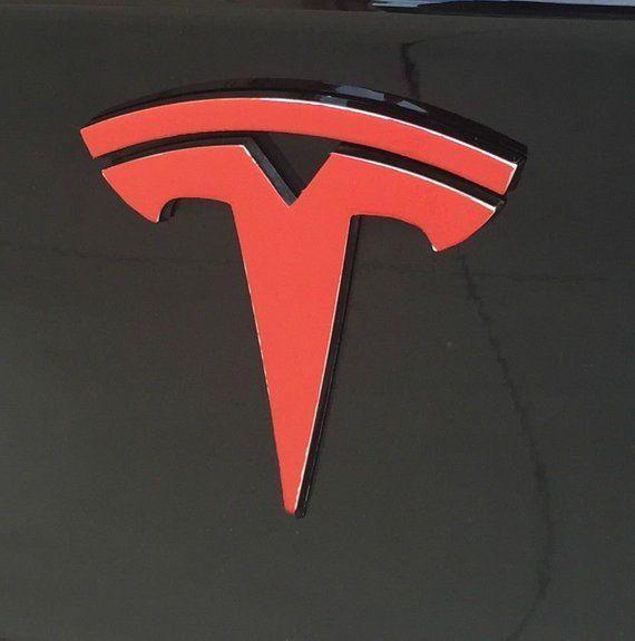 Tesla Model X Logo - Tesla Model X Tailgate T Logo Accent Decal Chrome | Etsy