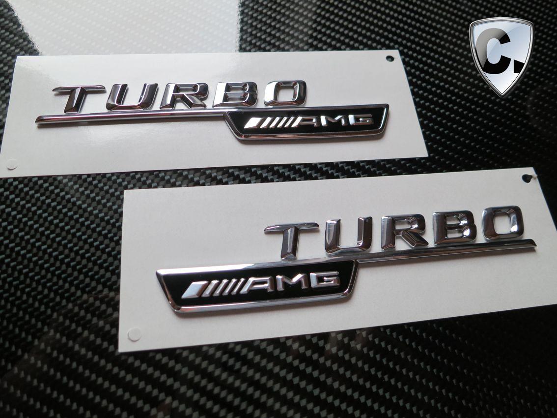 Mercedes AMG Turbo Logo - CHROMETEC. High Quality Tuning für Mercedes-Benz - Mercedes CLA W117 ...