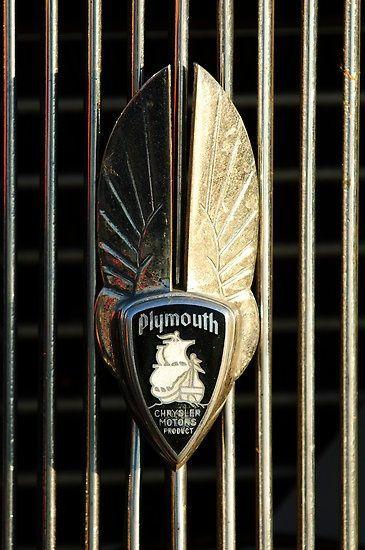 Plymouth Emblems Logo - 1934 Plymouth Emblem | Hood Ornanments & Badges | Hood ornaments ...