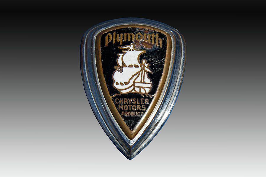 Vintage Plymouth Logo - Vintage Plymouth Car Emblem Photograph by Nick Gray