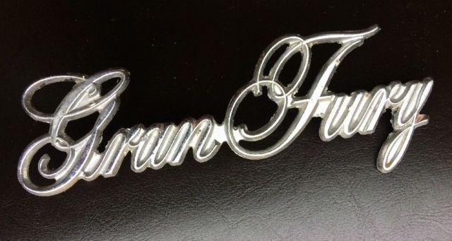 Vintage Plymouth Logo - Vintage Plymouth GRAN FURY Emblem Badge Logo | eBay