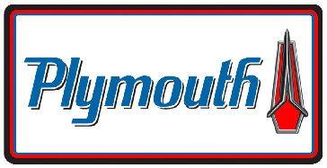 Vintage Plymouth Logo - Mopar Heritage Series License Plate Collection