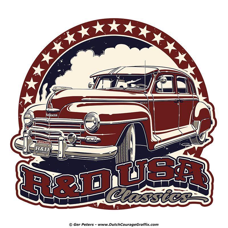 Vintage Plymouth Logo - Roos & Duggan USA Classics” 1948 Plymouth “more-door” logo #vintage ...