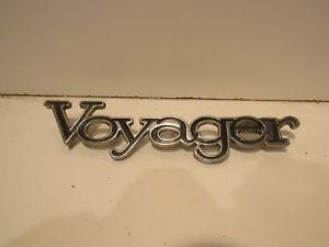 Vintage Plymouth Logo - Plymouth Voyager Emblem Badge Vintage Metal Nameplate Logo Trim