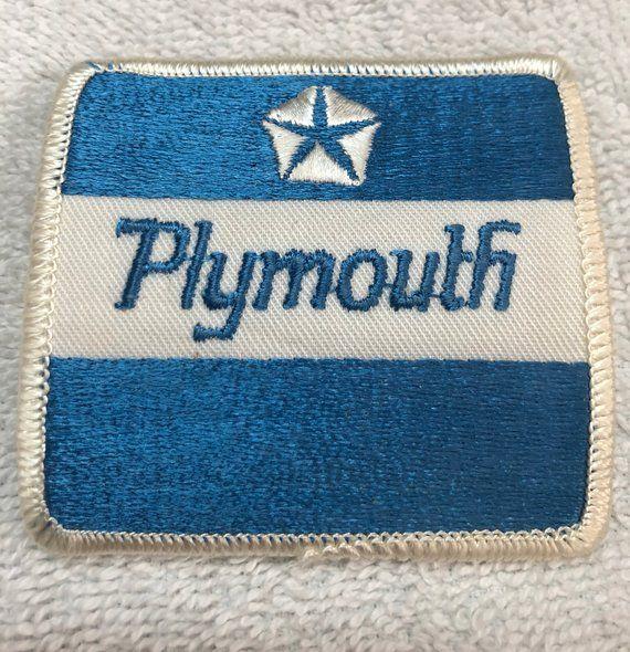 Vintage Plymouth Logo - VINTAGE PLYMOUTH Pentastar Logo Patch Mint NOS Item MoPaR LK