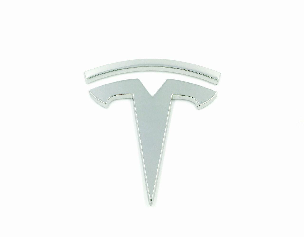 Tesla Model X Logo - T Badge for Tesla Model S Model X Model 3 Chrome Tesla emblem